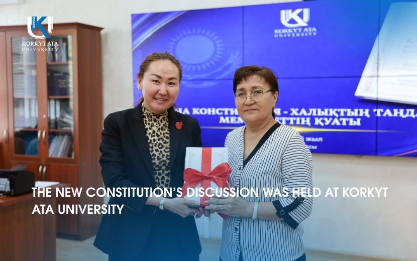 THE NEW CONSTITUTION’S DISCUSSION WAS HELD AT KORKYT ATA UNIVERSITY