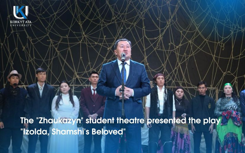 The "Zhaukazyn" student theatre presented the play  "Izolda, Shamshi's Beloved"