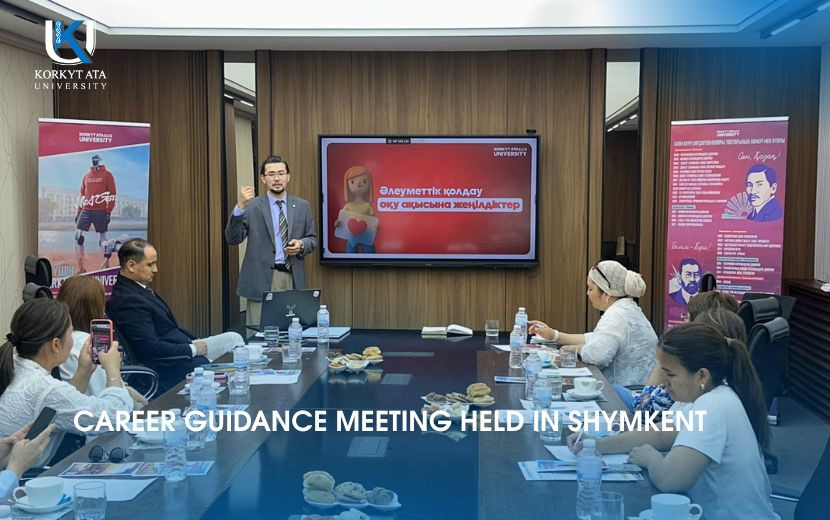 CAREER GUIDANCE MEETING HELD IN SHYMKENT