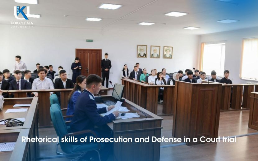 Rhetorical skills of Prosecution and Defense in a Court trial