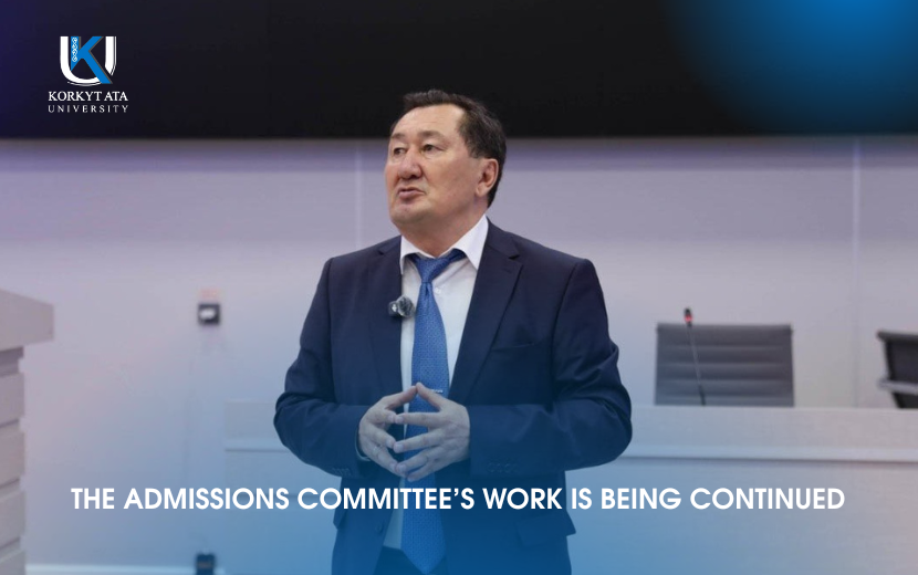 THE ADMISSIONS COMMITTEE’S WORK IS BEING CONTINUED