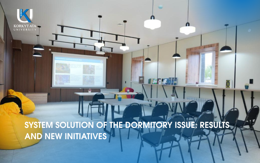 SYSTEM SOLUTION OF THE DORMITORY ISSUE: RESULTS AND NEW INITIATIVES