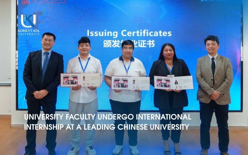 UNIVERSITY FACULTY UNDERGO INTERNATIONAL  INTERNSHIP AT A LEADING CHINESE UNIVERSITY