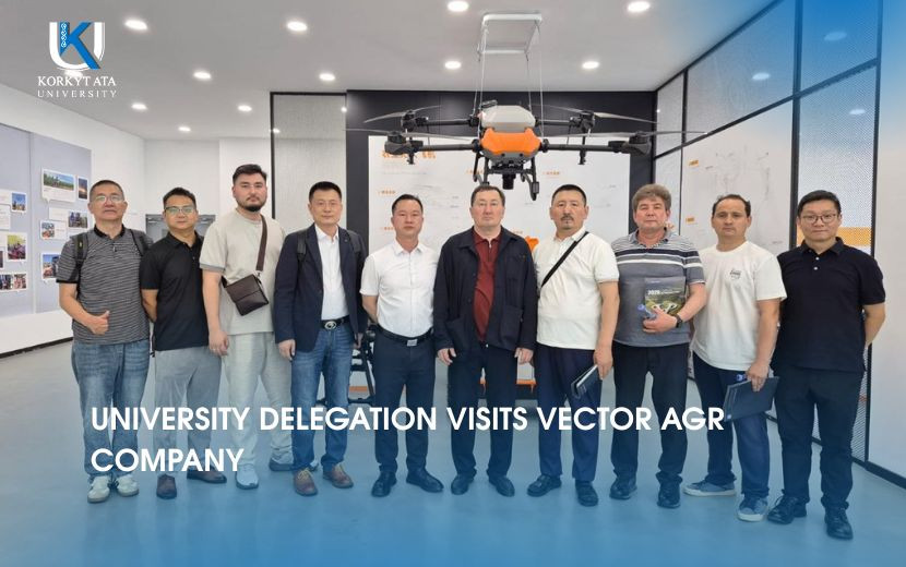 UNIVERSITY DELEGATION VISITS VECTOR AGR COMPANY