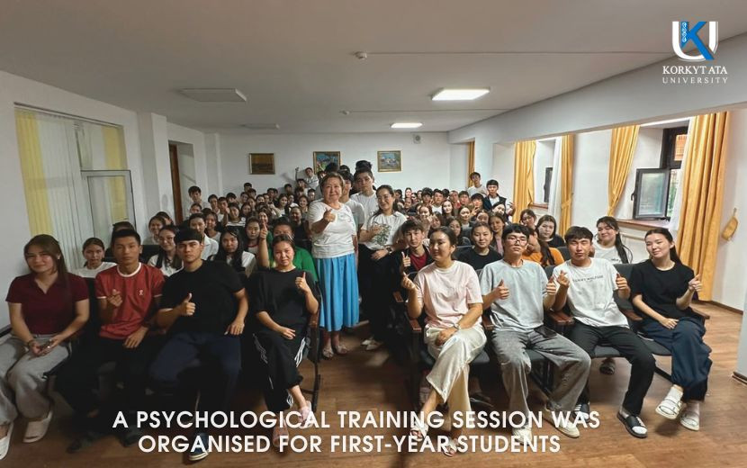 A PSYCHOLOGICAL TRAINING SESSION WAS ORGANISED FOR FIRST-YEAR STUDENTS