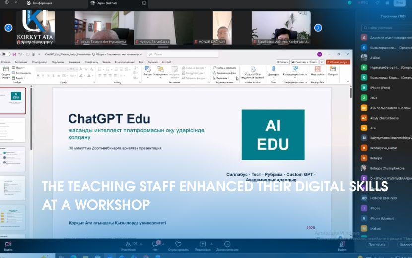 THE TEACHING STAFF ENHANCED THEIR DIGITAL SKILLS AT A WORKSHOP