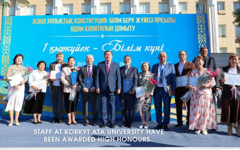 KORKYT ATA UNIVERSITY STAFF HAVE BEEN AWARDED HIGH HONOURS
