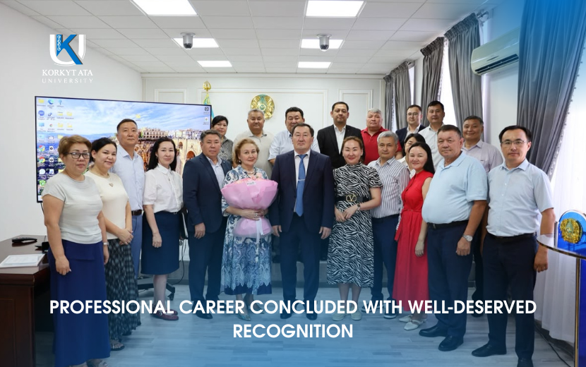 PROFESSIONAL CAREER CONCLUDED WITH WELL-DESERVED RECOGNITION