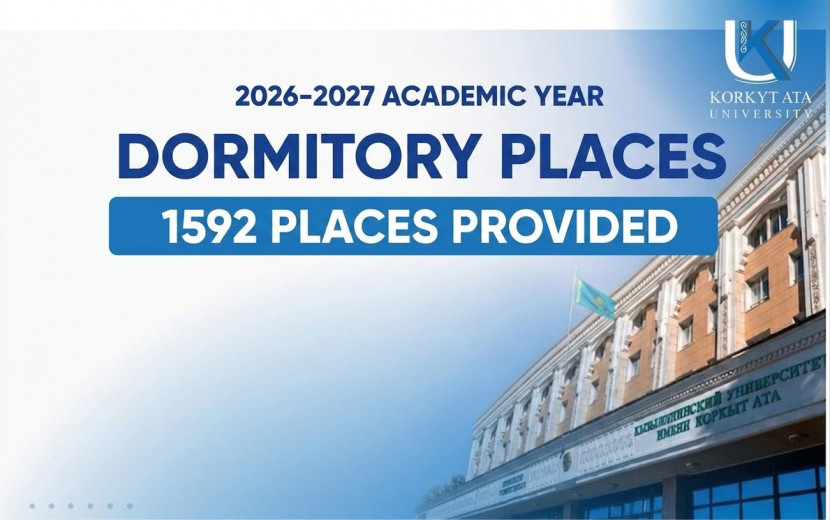 1,592 dormitory places are provided for the 2026–2027 academic year