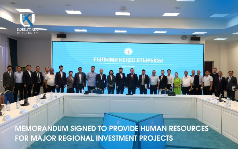 MEMORANDUM SIGNED TO PROVIDE HUMAN RESOURCES  FOR MAJOR REGIONAL INVESTMENT PROJECTS