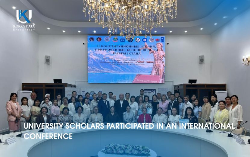 UNIVERSITY SCHOLARS PARTICIPATED IN AN INTERNATIONAL CONFERENCE