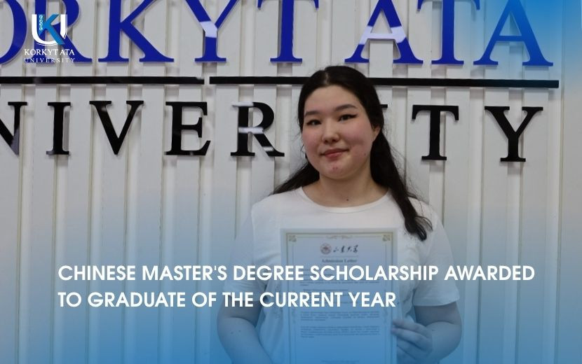 CHINESE MASTER'S DEGREE SCHOLARSHIP AWARDED TO GRADUATE OF THE CURRENT YEAR
