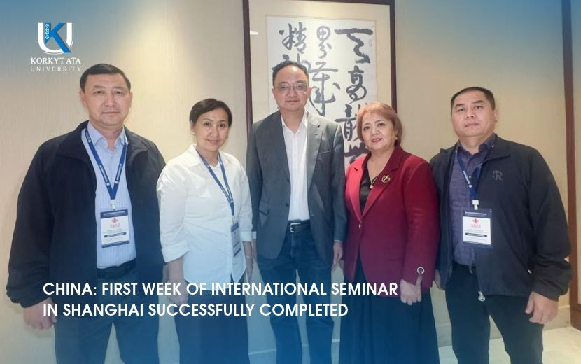 CHINA: FIRST WEEK OF INTERNATIONAL SEMINAR  IN SHANGHAI SUCCESSFULLY COMPLETED