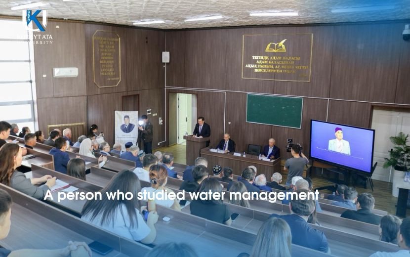A person who studied water management
