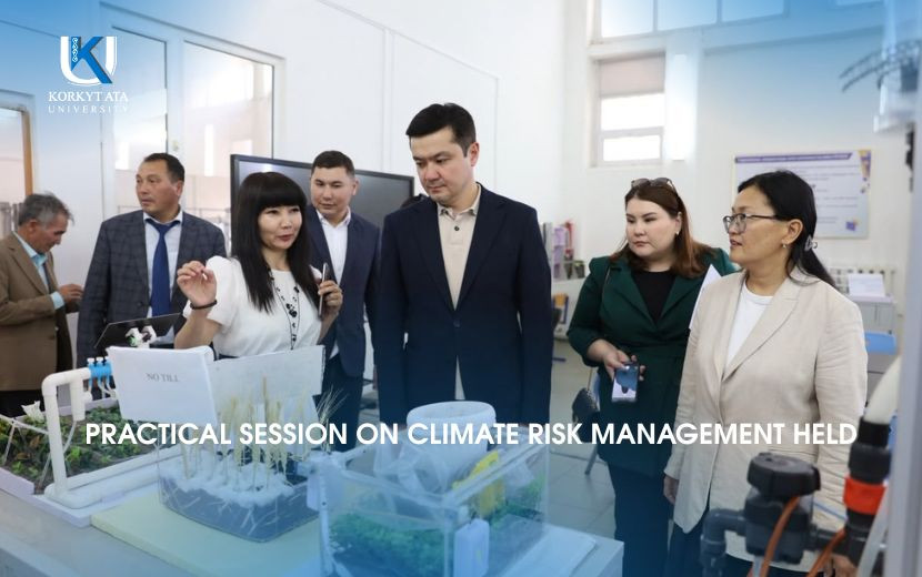 PRACTICAL SESSION ON CLIMATE RISK MANAGEMENT HELD