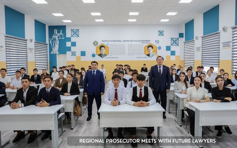 REGIONAL PROSECUTOR MEETS WITH FUTURE LAWYERS